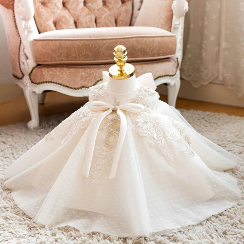 Baby Clothing High End - Baby Kant Mouwloze Verjaardag High-End 1
