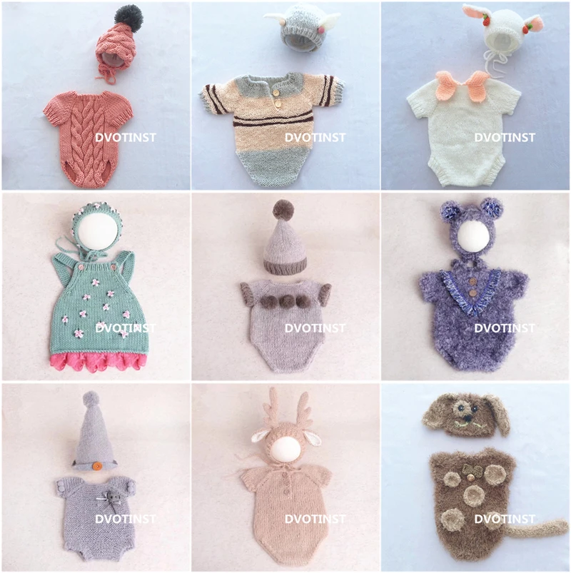 Baby Clothing Crochet - Pasgeboren Baby Fotografie Props Gehaakte Gebreide