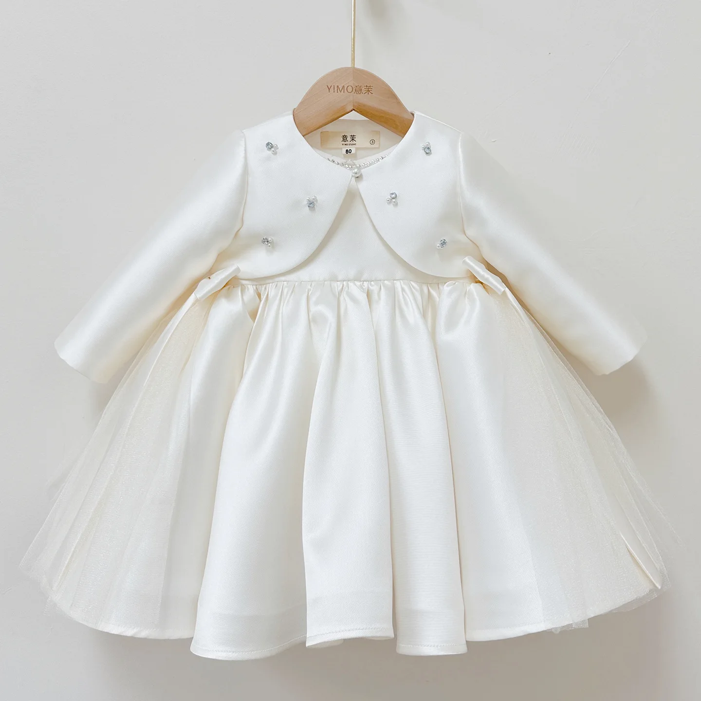 Baby Clothing High End - Baby meisje prinsessenjurk verjaardagsfeestje effen mouwloze