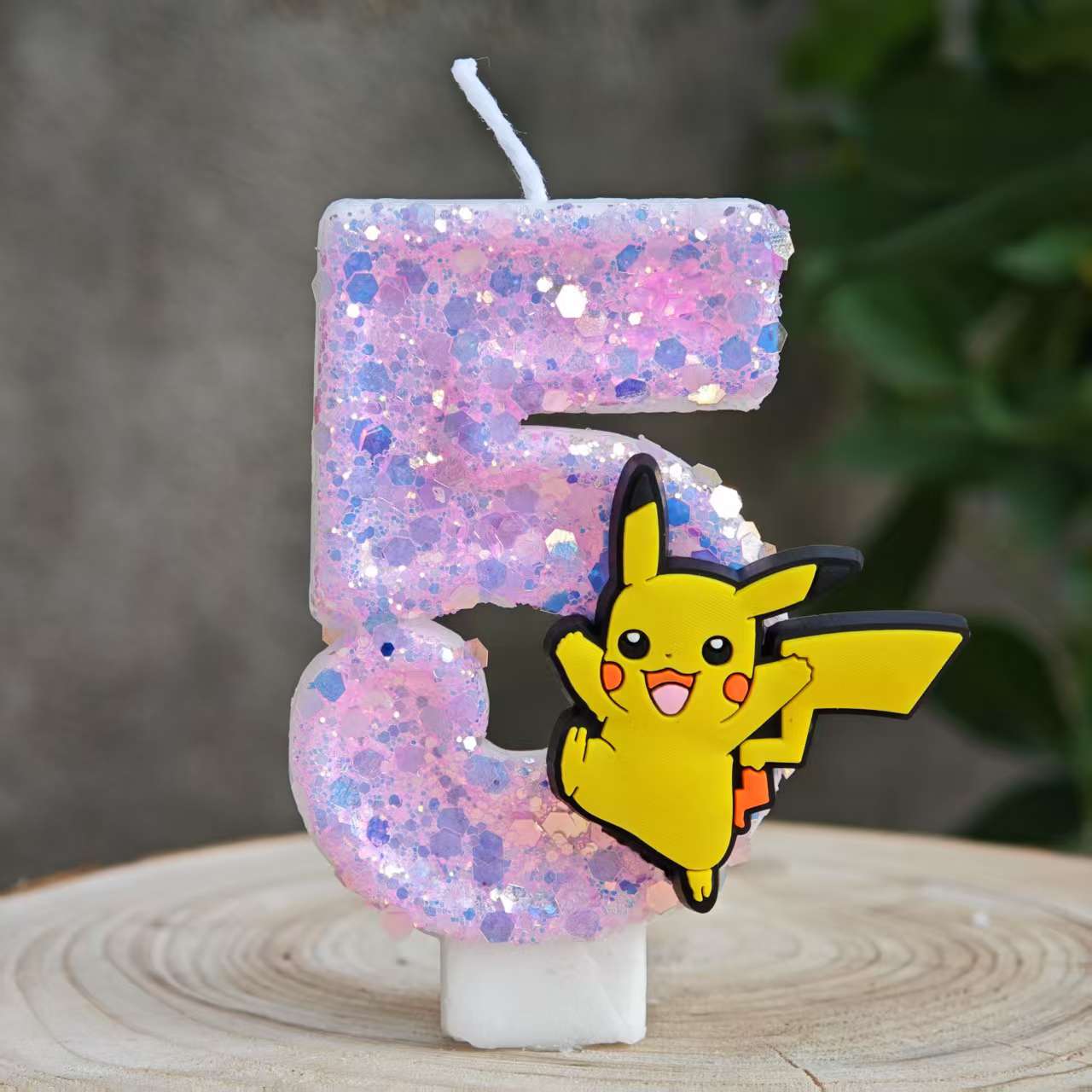 Baby Zebra Clothing - Pikachu Pokémon Kaarsen 0-9 Nummer Taart