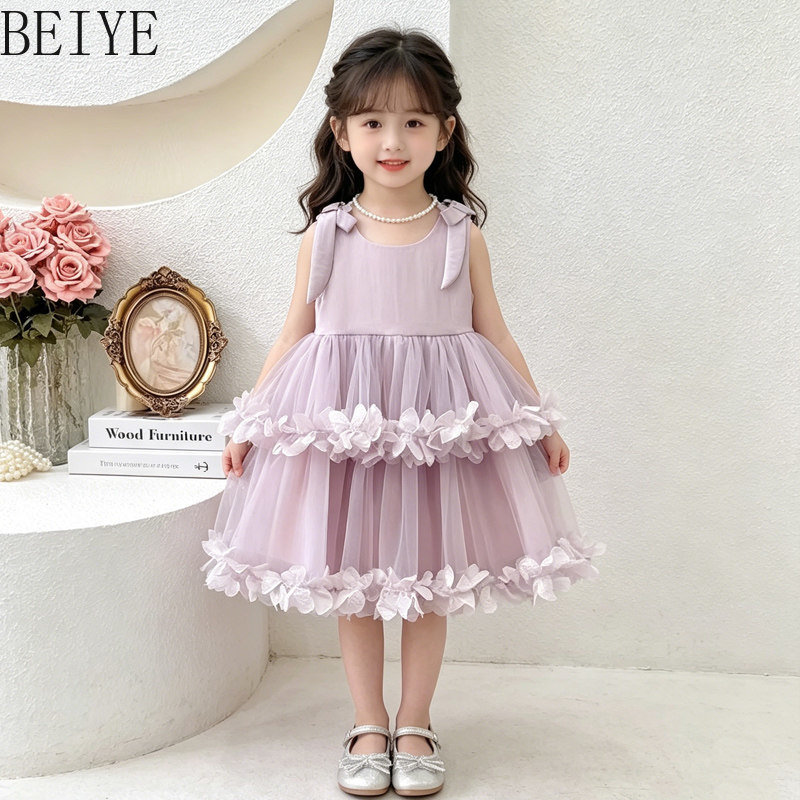 Baby Clothing High End - Kinderkleding met bloemenmotief Zomer Nieuwe Franse