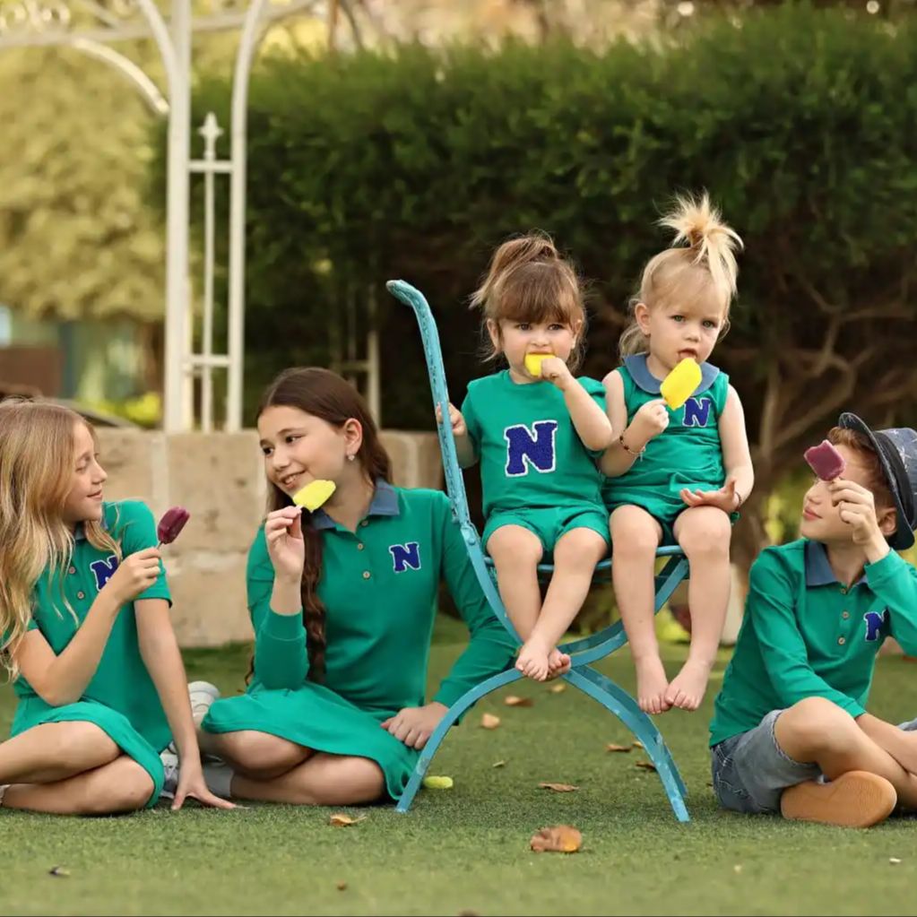 Baby Clothing Sets Boy - 2026 Mali's SS Green Polo Collectie