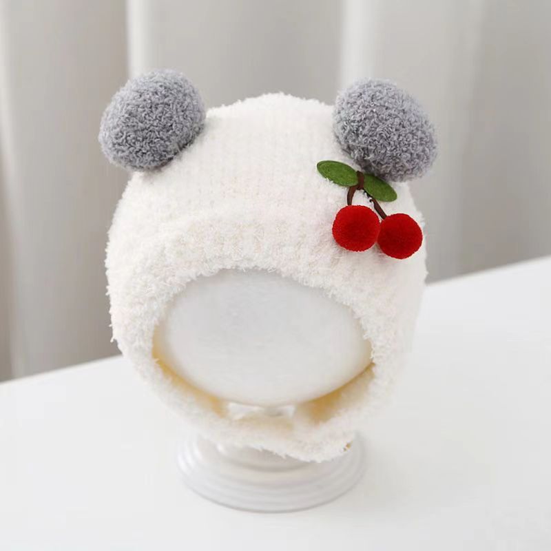 Baby Hat Beanie - Winter Warme Baby Muts Leuke Kersen