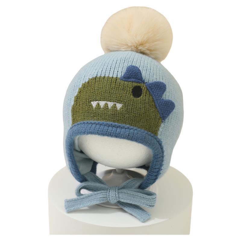 Baby Hat Beanie - Leuke Cartoon Dieren Pompom Hoed Baby