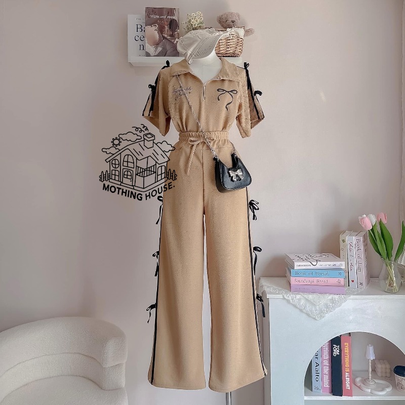 Zomerse damespak met strikprin - Summer Short Set recensie en prijs