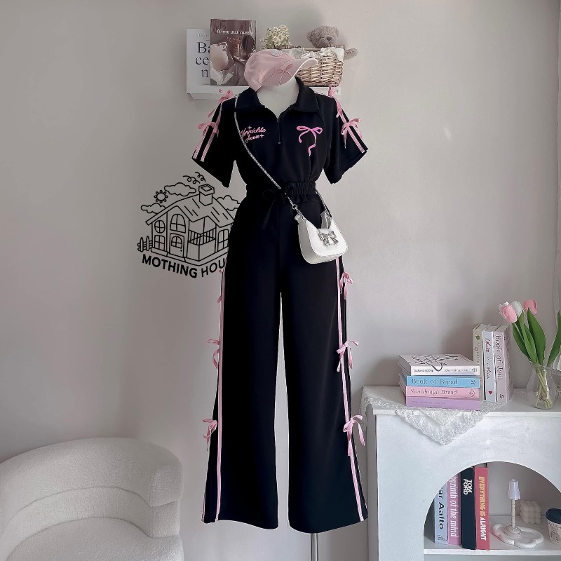 Zomerse damespak met strikprin - Summer Short Set recensie en prijs