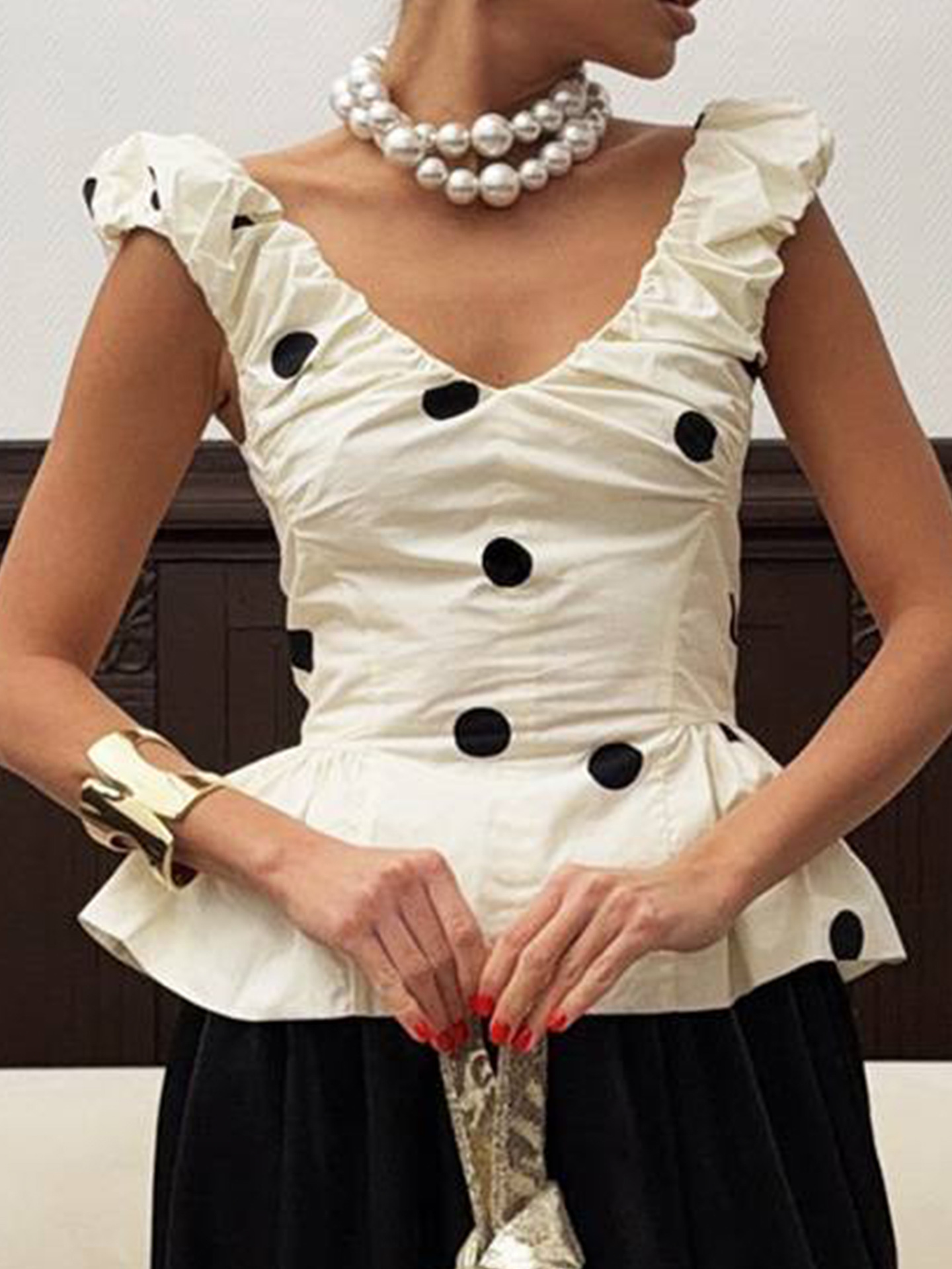 Dames 2-delige Polka Dot Jurk  - Summer Short Set recensie en prijs