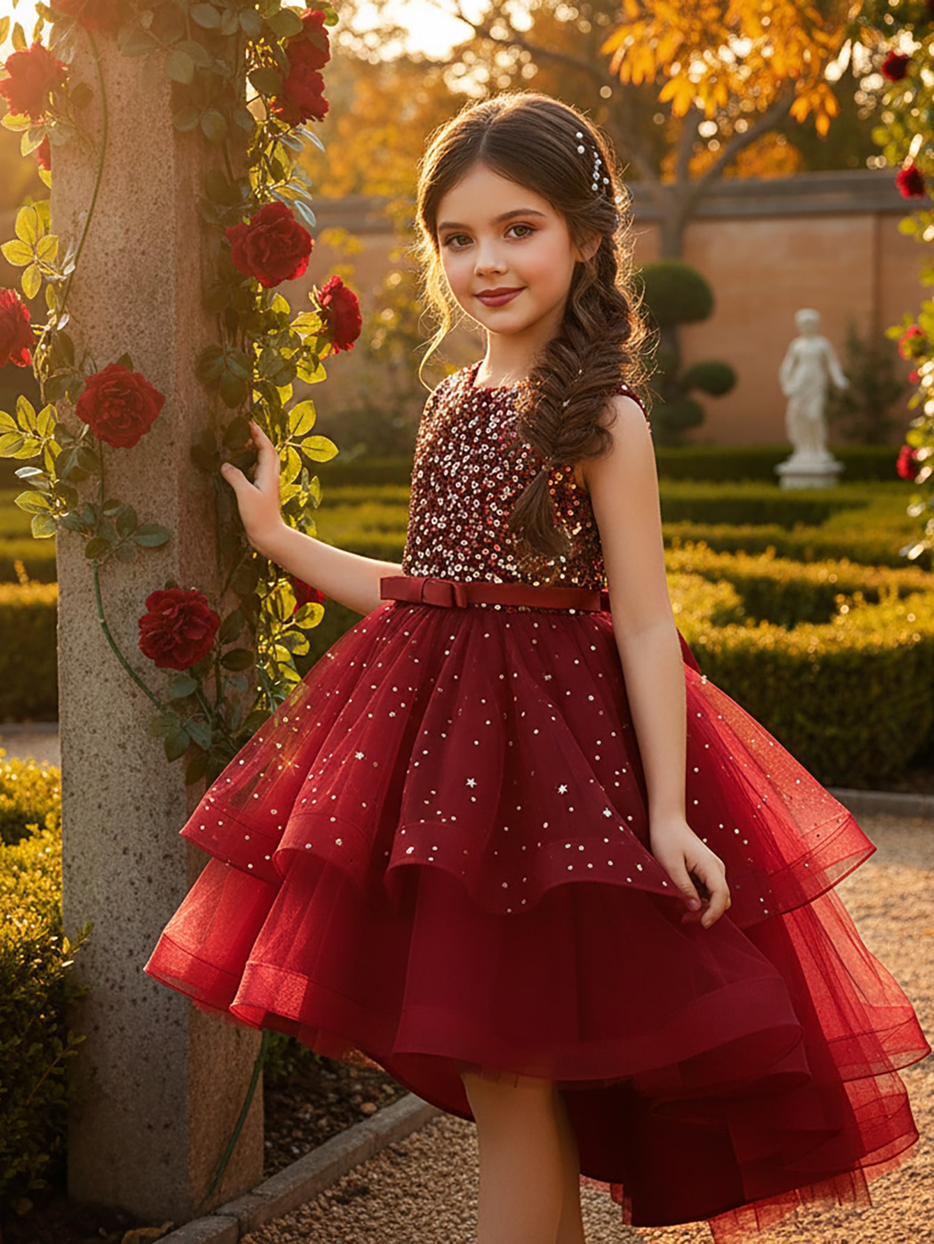Baby meisje prinses bloemen pa - Baby Clothing Crochet recensie en prijs
