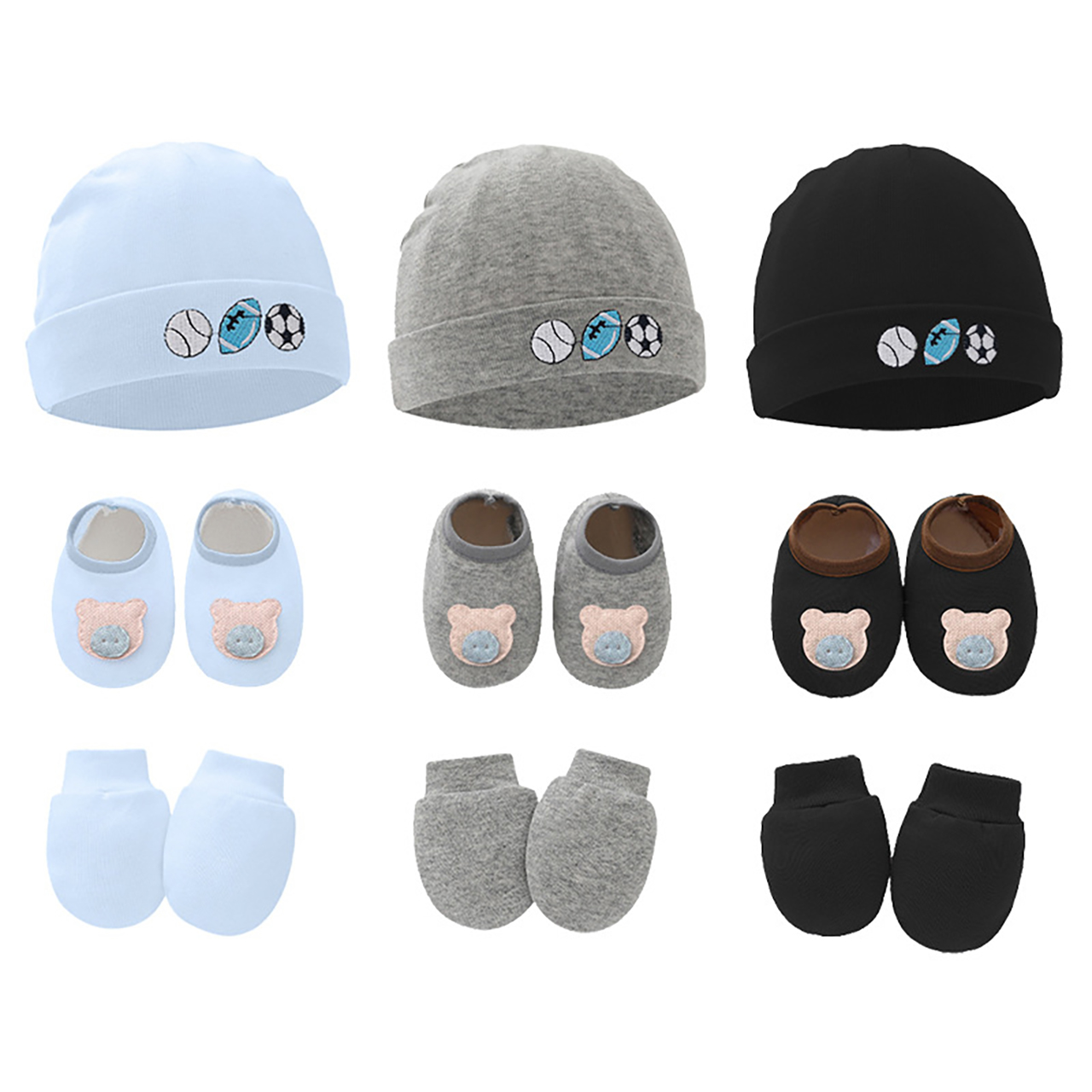3pcs Baby Hoed Handschoenen Sc - Baby Hat Beanie recensie en prijs