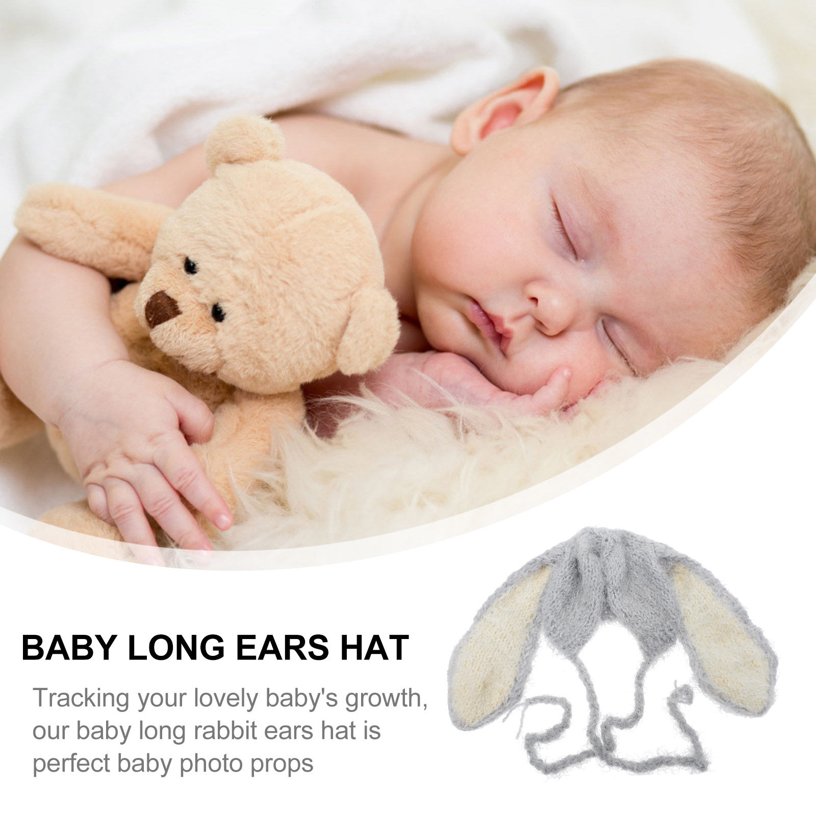 Pasgeboren warme konijnenoormu - Baby Hat Beanie recensie en prijs