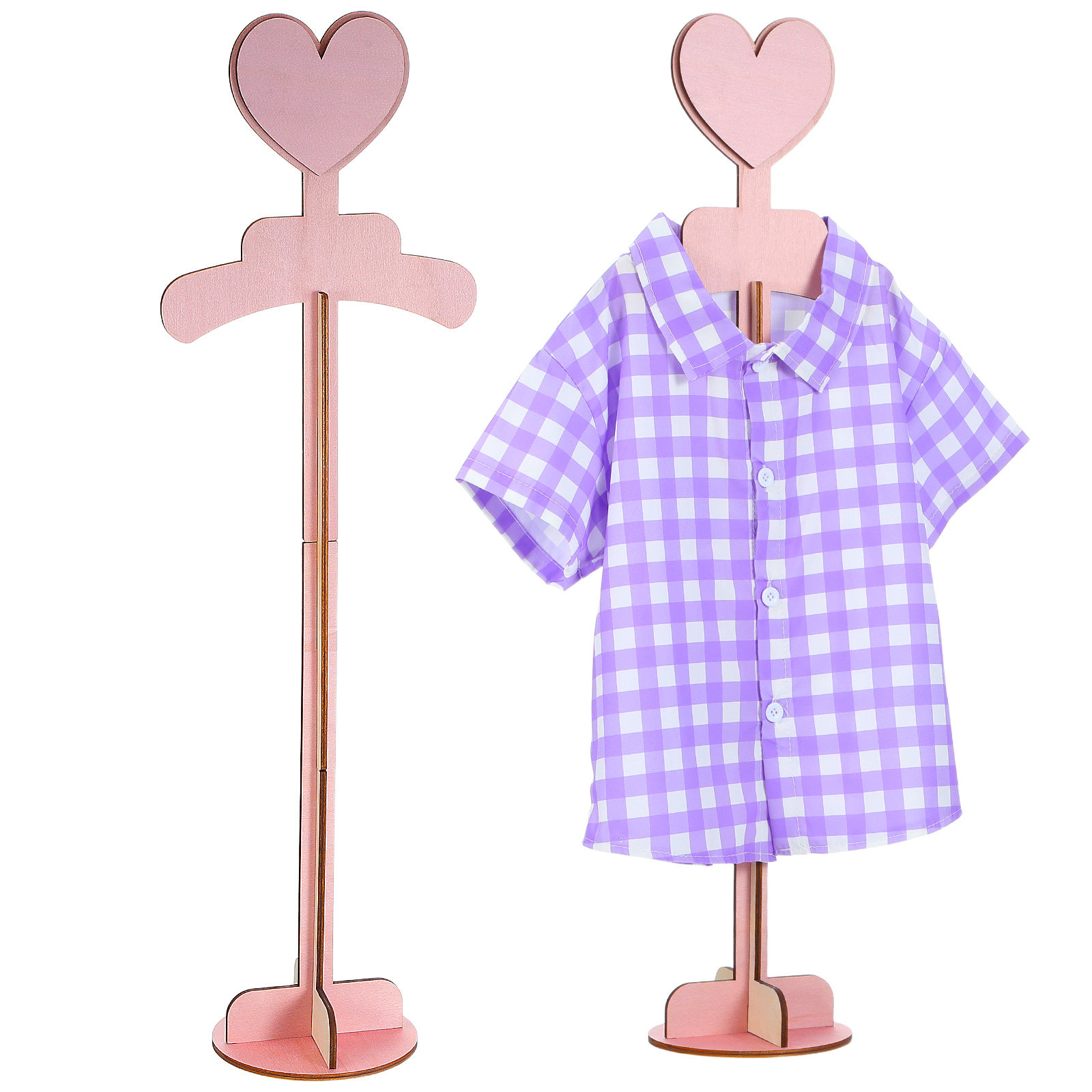 Houten babykledingdisplayrek v - Baby Shop Clothing recensie en prijs
