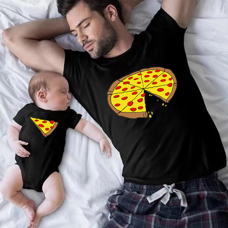 Grappige pizza print vader moe - Baby Clothing Crochet recensie en prijs