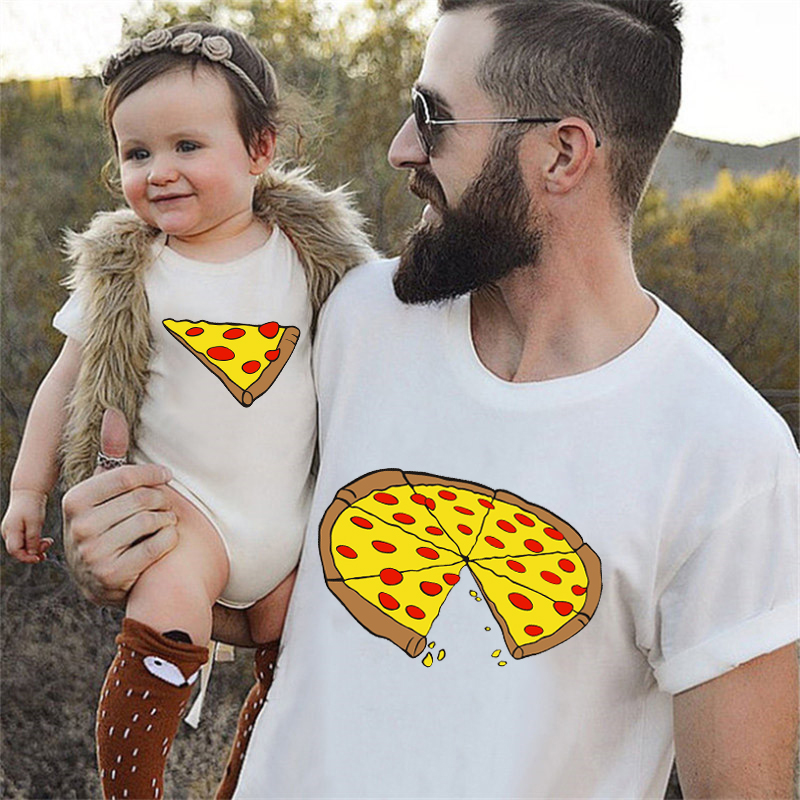 Grappige pizza print vader moe - Baby Clothing Crochet recensie en prijs