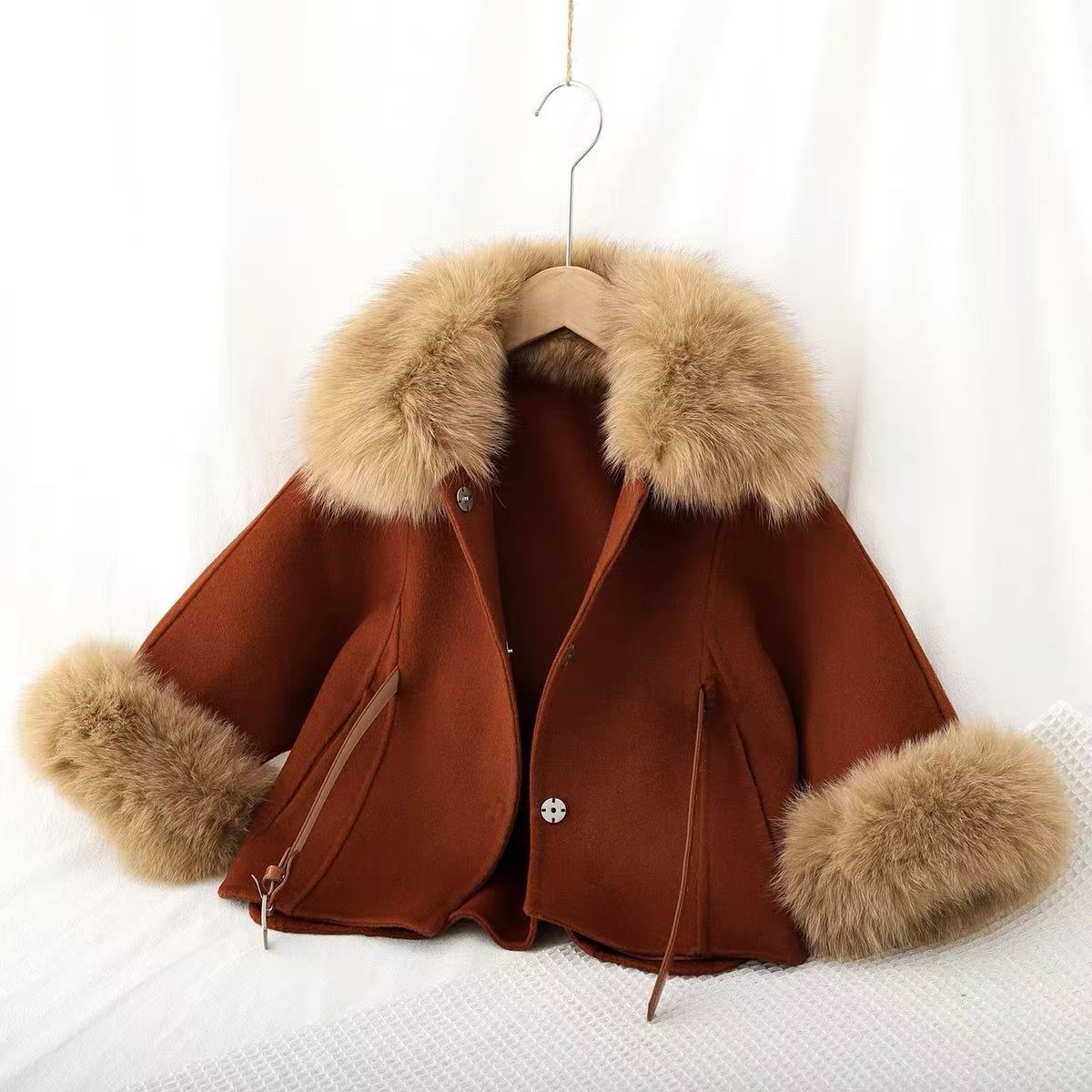 Dubbelzijdige wollen jas voor  - Baby Clothing High End recensie en prijs
