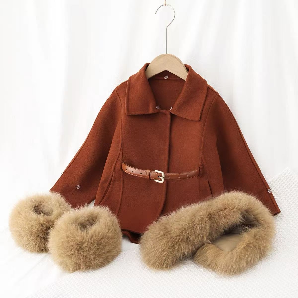 Dubbelzijdige wollen jas voor  - Baby Clothing High End recensie en prijs