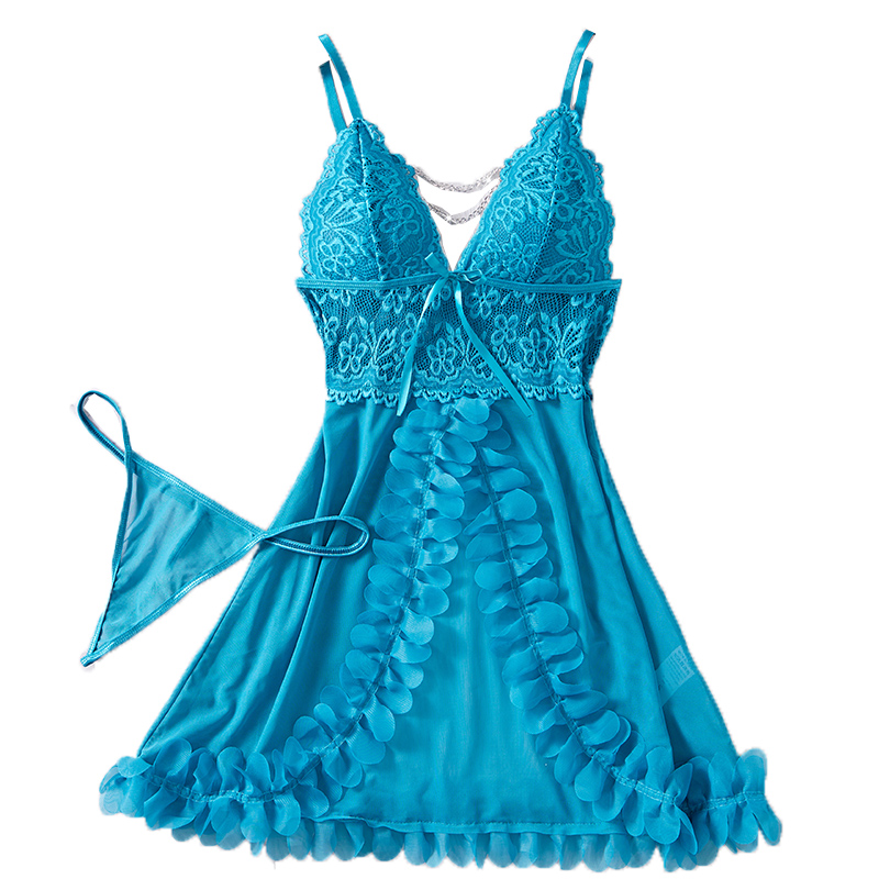 Doorzichtige blauwe kanten sli - Baby Shop Clothing recensie en prijs