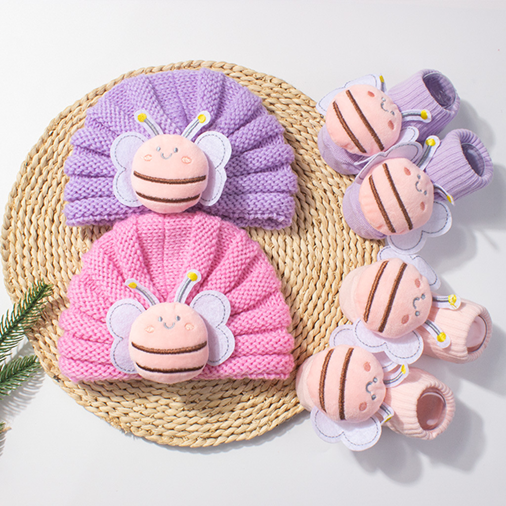 2-delig gebreid baby muts en s - Baby Hat Beanie recensie en prijs