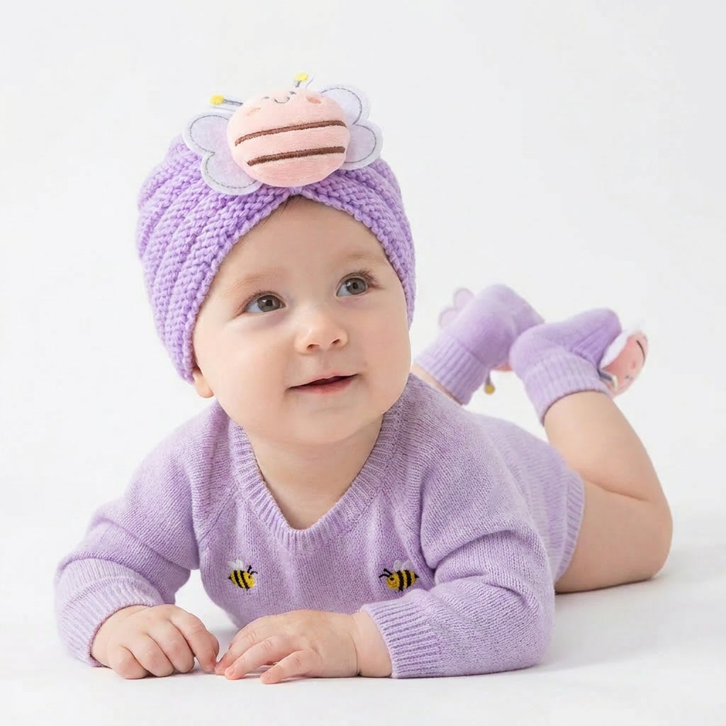 2-delig gebreid baby muts en s - Baby Hat Beanie recensie en prijs